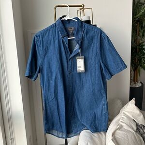 H&M Casual Blue Button Down Shirt
